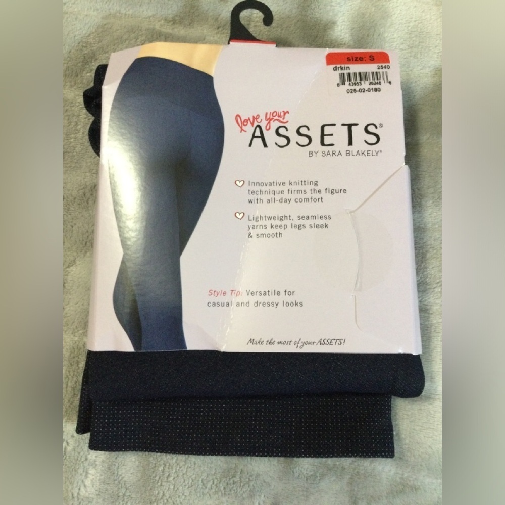 Spanx Assets Denim Wash Seamless Leggings - Picture 1 of 6
